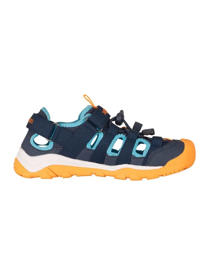 Enkelsandalen "Kristiansand" donkerblauw/lichtblauw