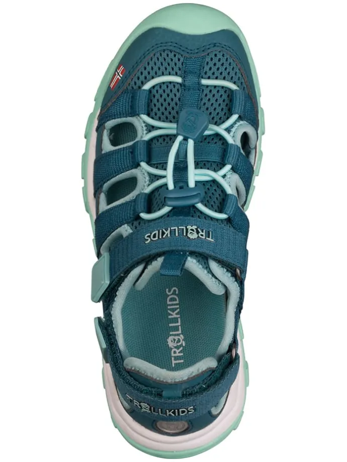 Enkelsandalen "Kristiansand" turquoise