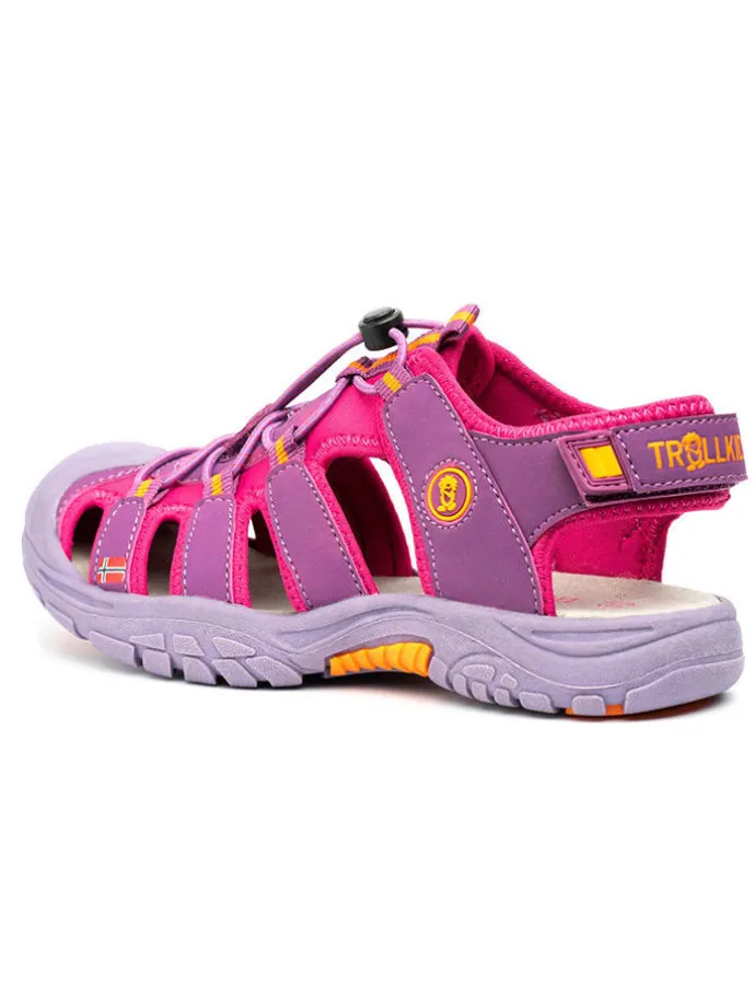 Enkelsandalen "Kvalvika" paars