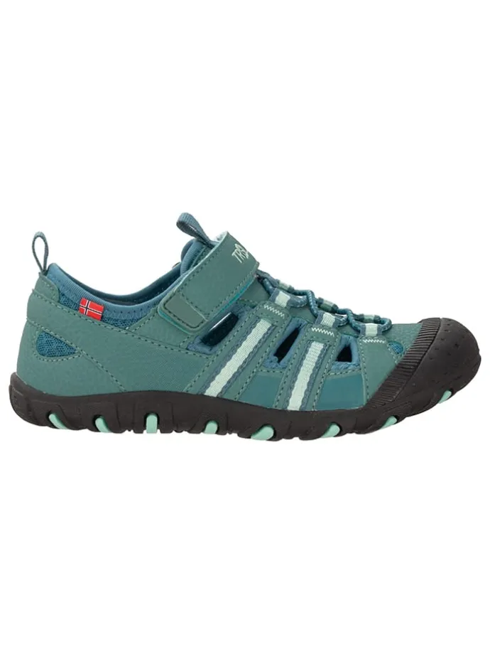 Enkelsandalen "Sandefjord" donkergroen