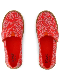 Espadrilles rood