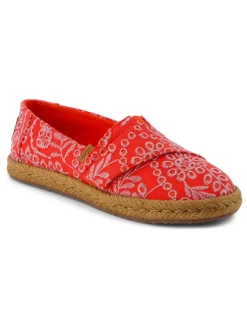 Espadrilles rood