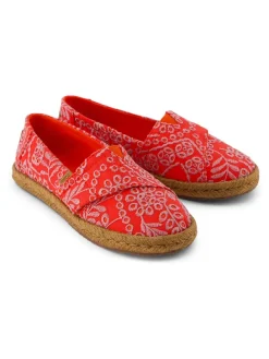 Espadrilles rood