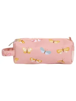 Etui "Butterflies" lichtroze - (B)20 x (H)8 x (D)7 cm