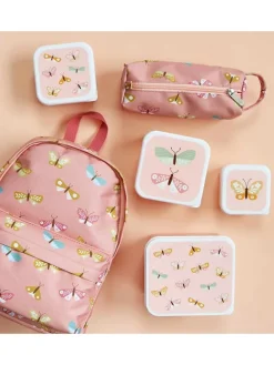 Etui "Butterflies" lichtroze - (B)20 x (H)8 x (D)7 cm