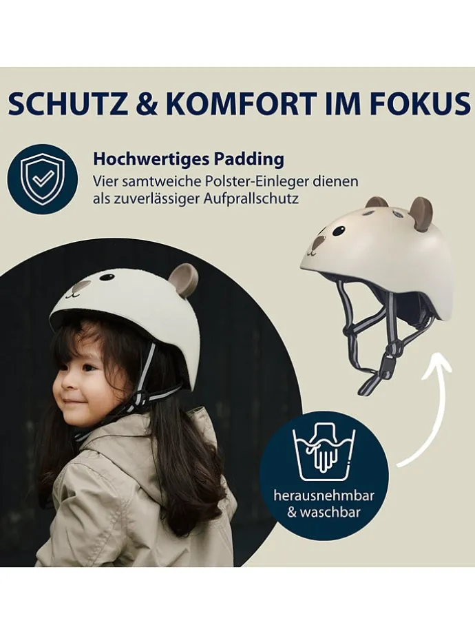 Fietshelm crème
