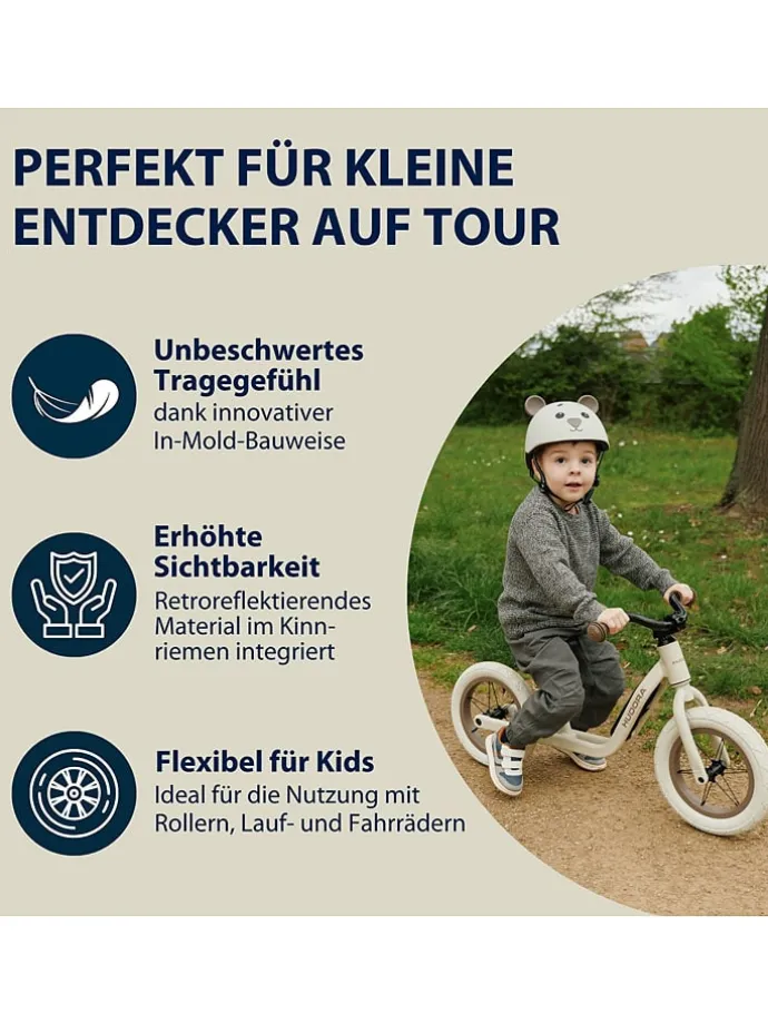 Fietshelm crème