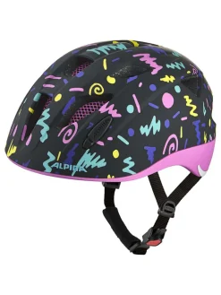 Fietshelm "Ximo Flash" zwart/meerkleurig