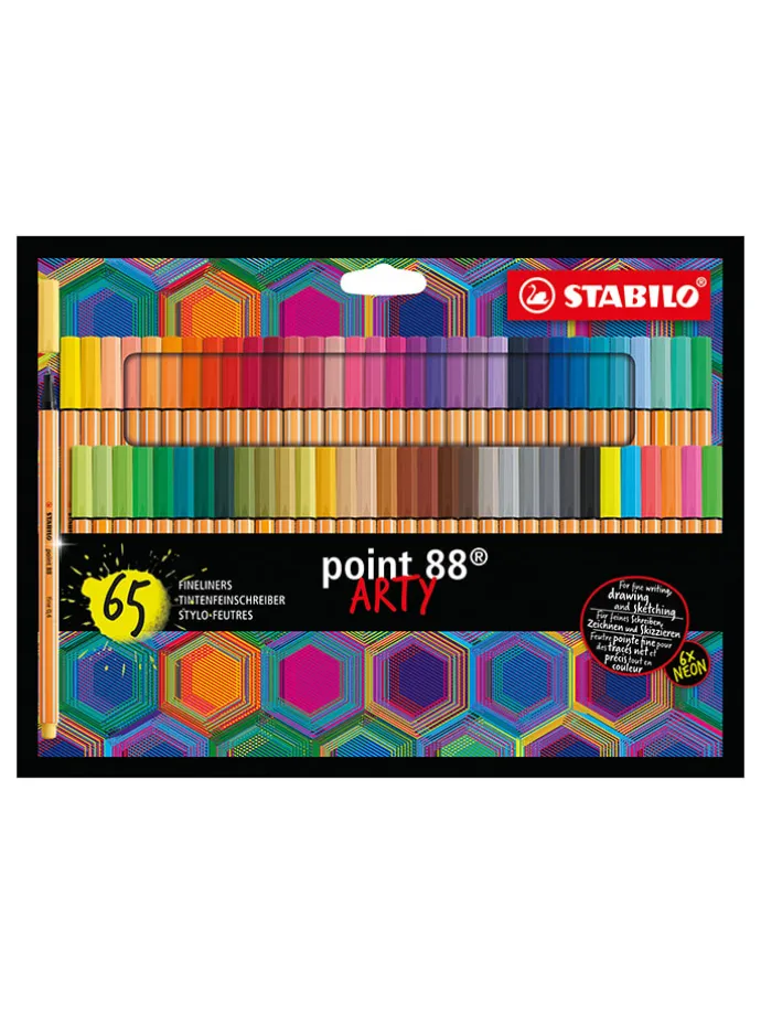 Fineliners "STABILO point 88 - ARTY" - 65 stuks