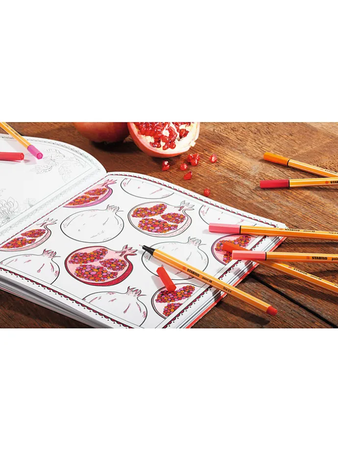 Fineliners "STABILO point 88 - Pastell" - 8 stuks