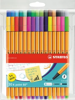 Fineliners "STABILO point 88" - 30 stuks