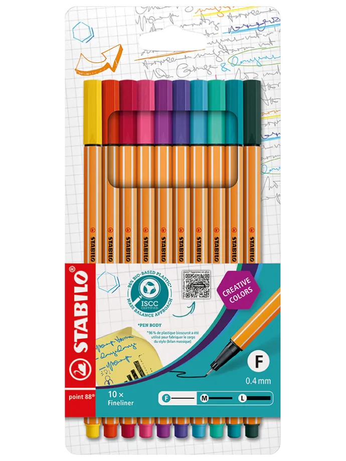 Fineliners "STABILO point 88" - 10 stuks