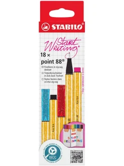 Fineliner “STABILO point 88 - Zick-Zack” - 18 stuks