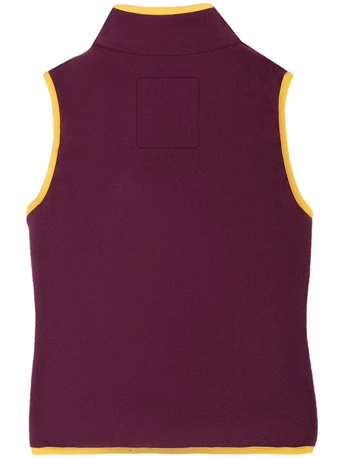 Fleece bodywarmer "Dawn" pruimkleurig