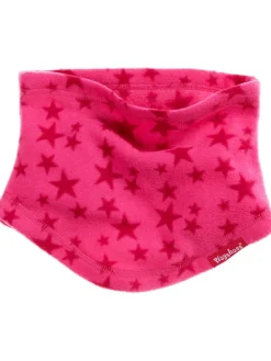 Fleece colsjaal roze - (L)23 x (B)23 cm