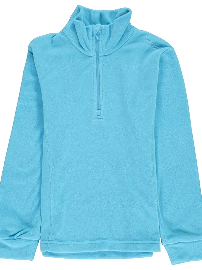 Fleece trui lichtblauw
