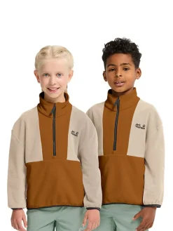Fleece trui "Taunus" lichtbruin/beige