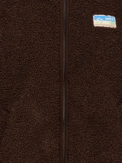 Fleece vest "Eva" bruin