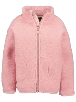 Fleece vest lichtroze