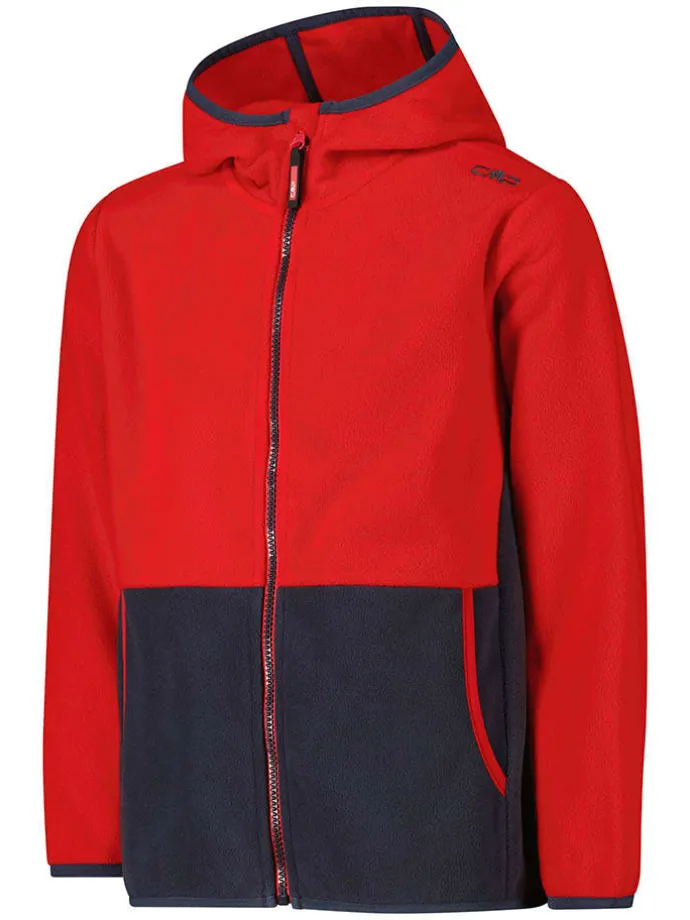 Fleece vest rood