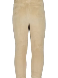 Fluwelen legging beige
