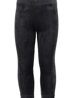 Fluwelen legging zwart