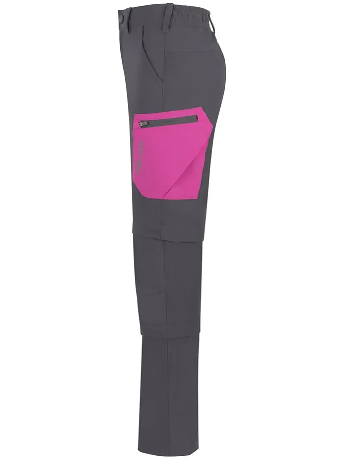 Functionele afritsbroek "Preikestolen Double Zip-Off" grijs