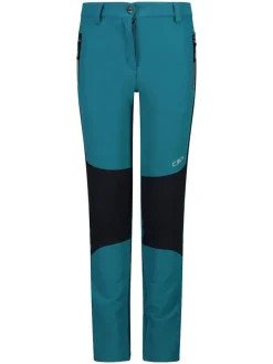 Functionele broek turquoise/zwart