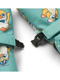 Functionele wanten "Pinguïns" turquoise