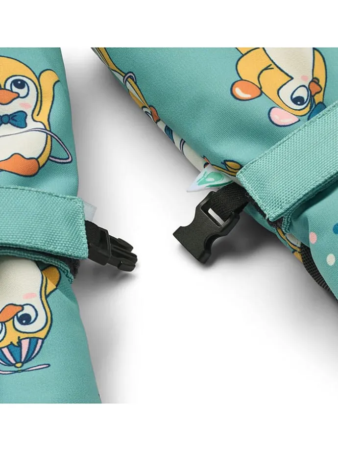 Functionele wanten "Pinguïns" turquoise
