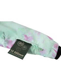 Functionele winterjas "Cybele" turquoise/paars