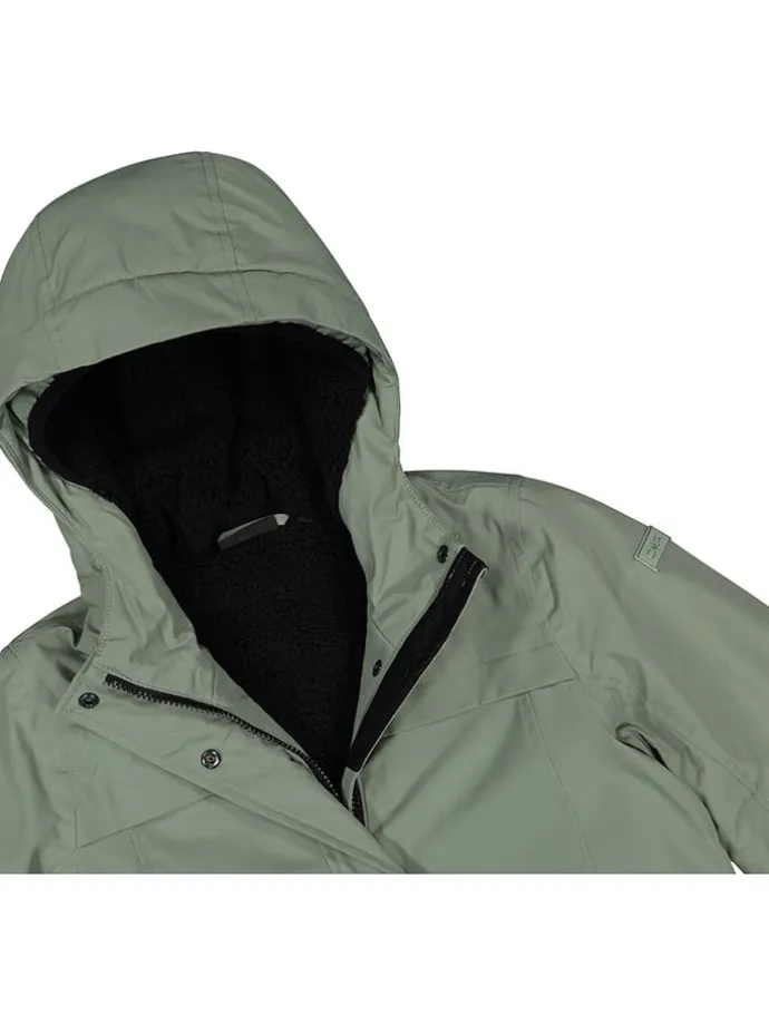 Funtionele parka saliegroen