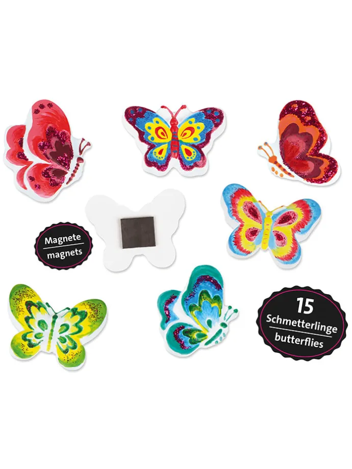 Gipsgietset "Glitter Vlinders" - vanaf 6 jaar