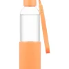 Glazen fles "Melior" abrikooskleurig - 500 ml