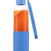 Glazen fles "Melior" blauw - 500 ml