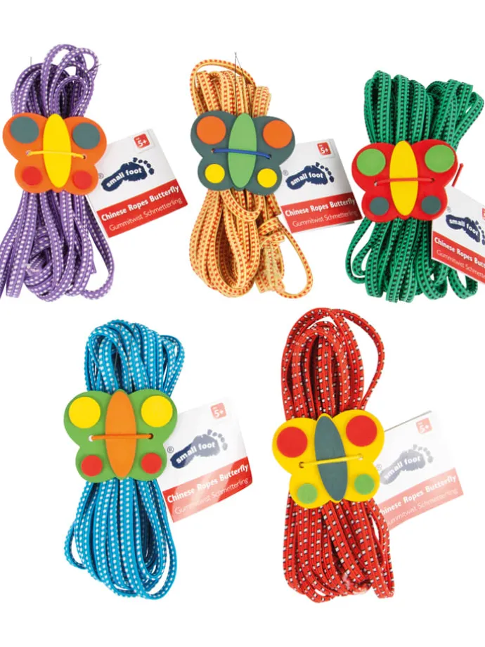 Gummitwist "Vlinders" - 5 stuks - vanaf 5 jaar