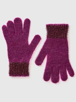 Handschoenen paars