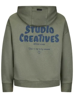 Hoodie "Charlie" kaki
