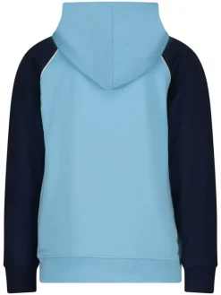 Hoodie lichtblauw/donkerblauw