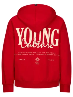 Hoodie "Marijn" rood