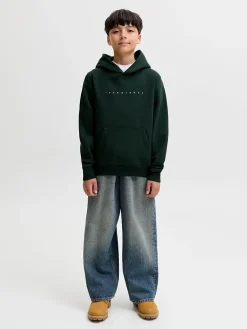 Hoodie "Star" donkergroen