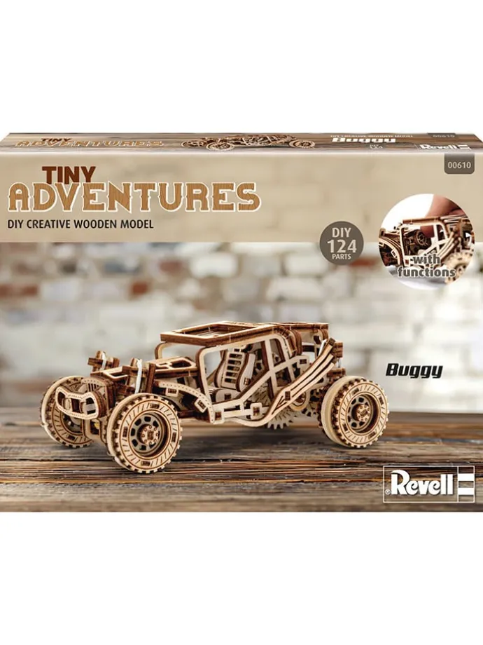 Houten functioneel model "Revell - Tiny Adventures - Buggy" - vanaf 10 jaar