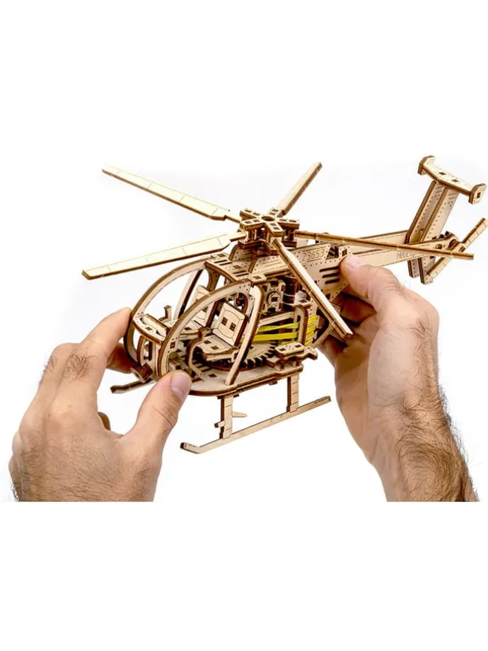 Houten functioneel model "Revell - Tiny Adventures - Helicopter" - vanaf 10 jaar