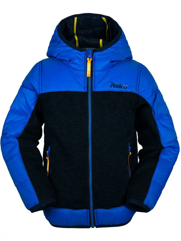 Hybride jas "Lynx" blauw/donkerblauw
