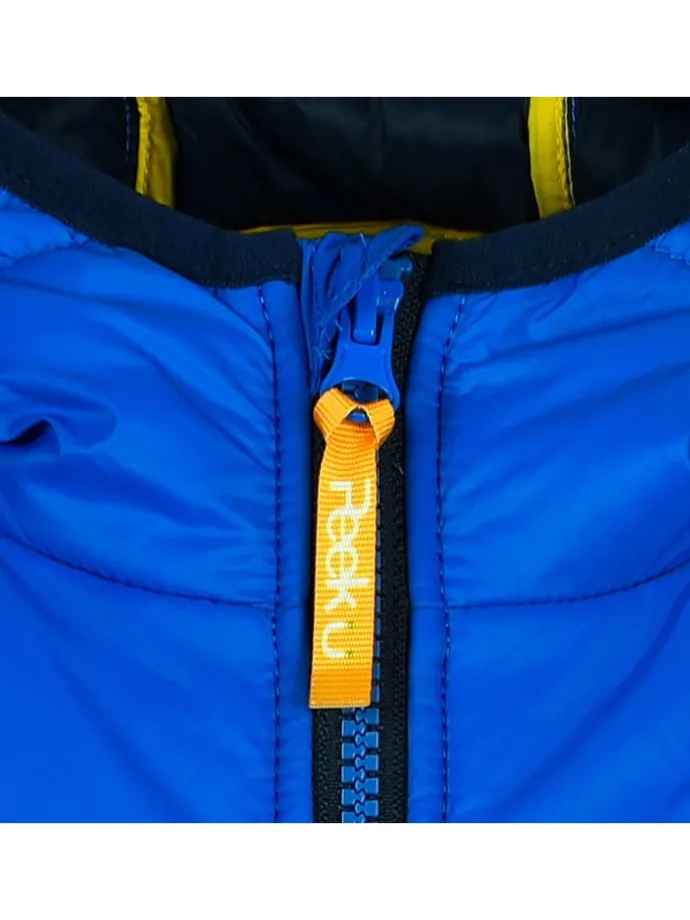Hybride jas "Lynx" blauw/donkerblauw