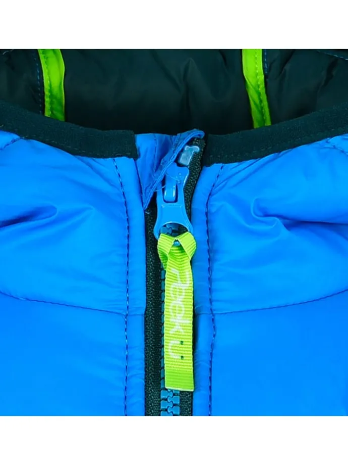 Hybride jas "Lynx" blauw/turquoise