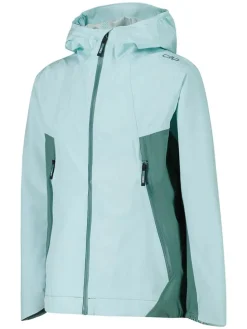 Hybride jas turquoise