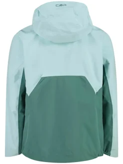 Hybride jas turquoise