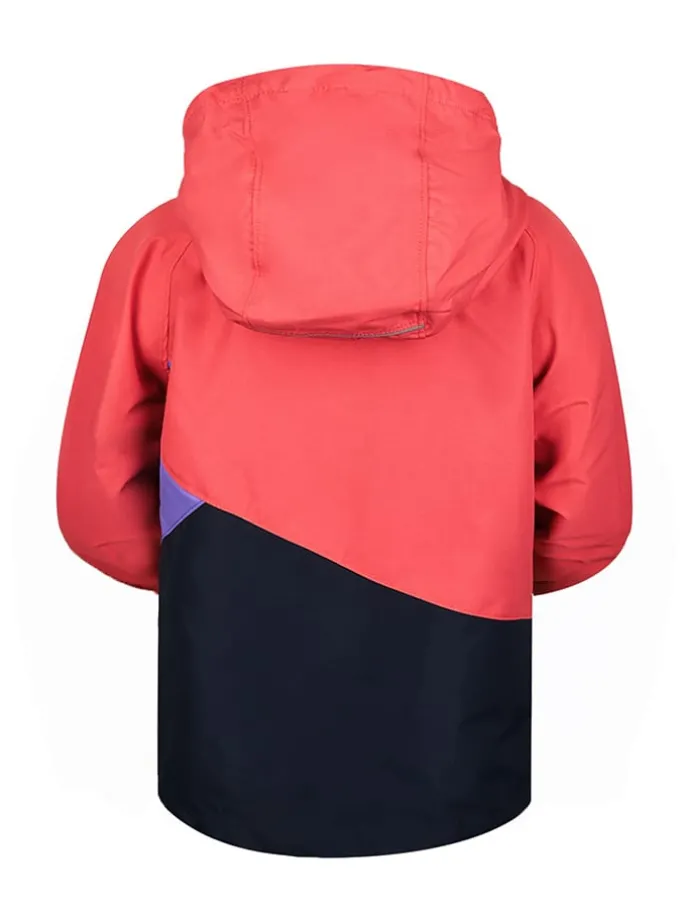3-in-1 functionele jas "Marisol" rood/paars