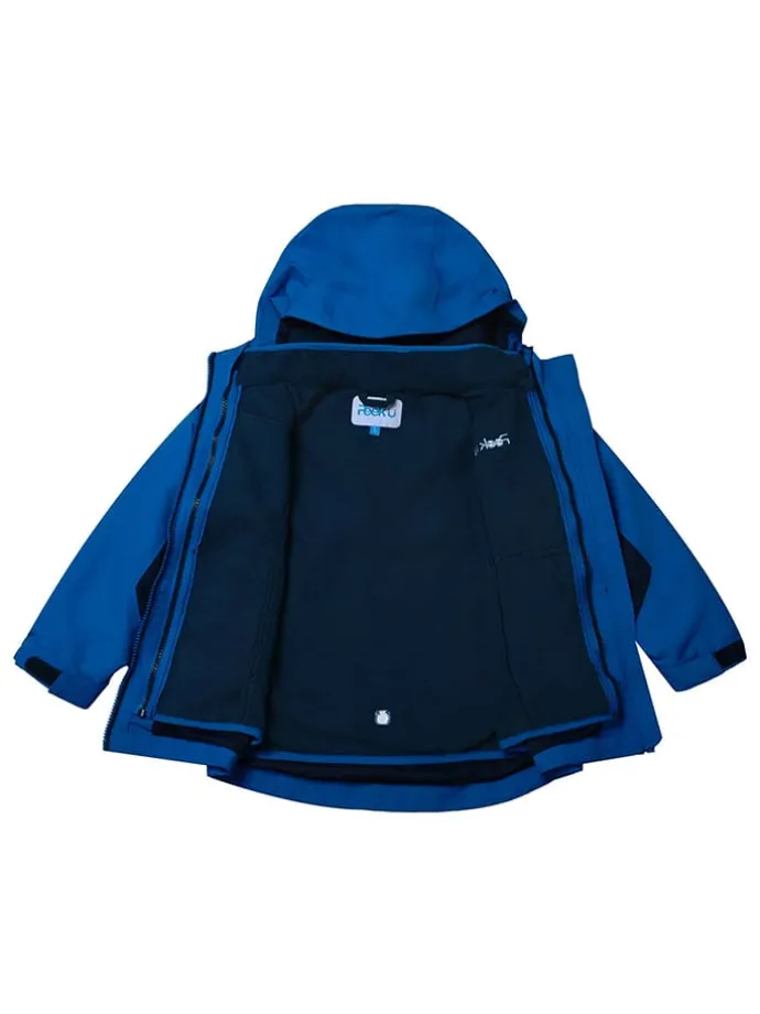 3-in-1 functionele jas "Trey" blauw